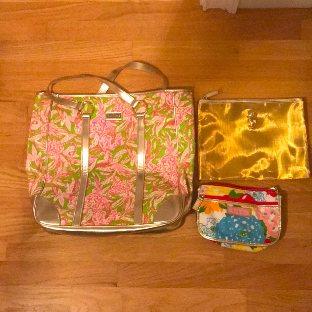 Lilly Pulitzer bags and pouches